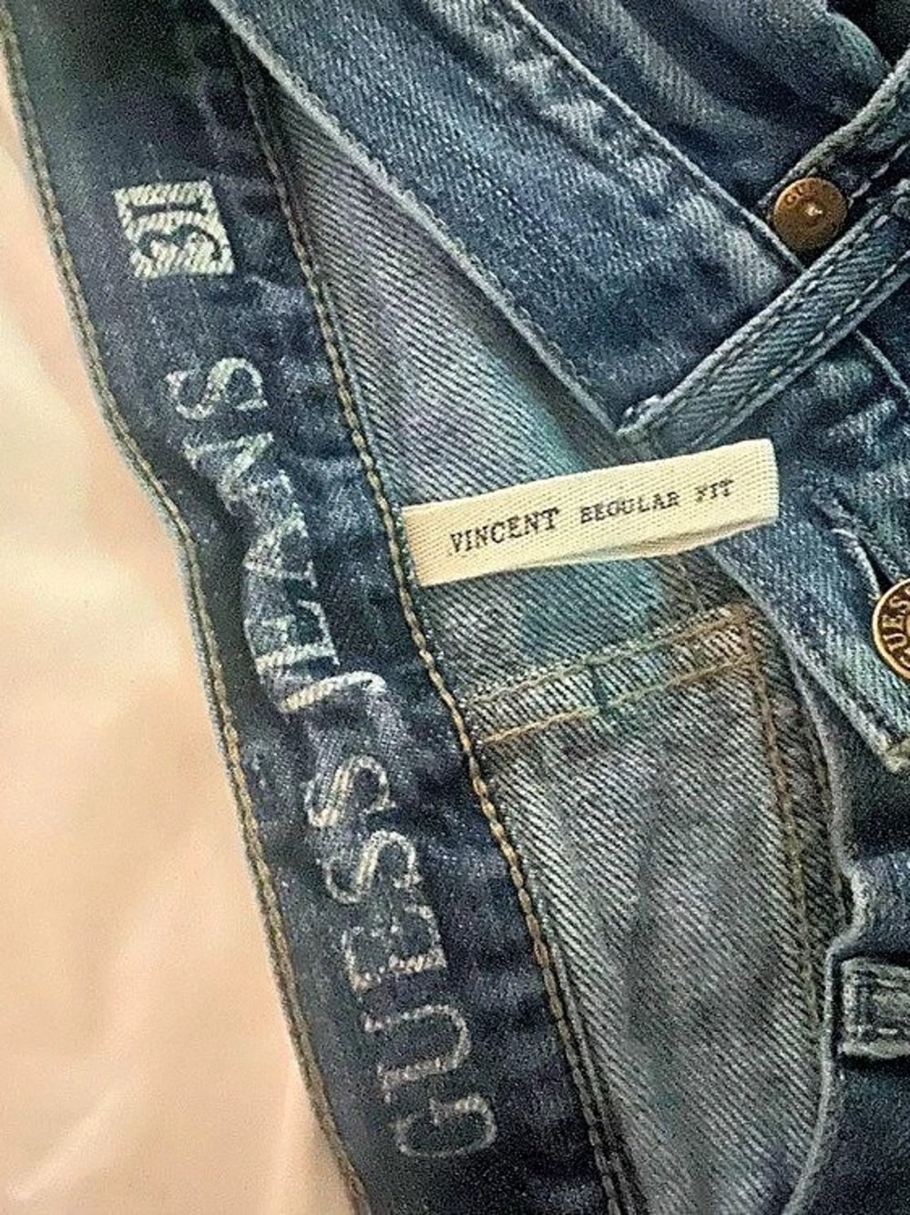 Guess Vincent Bronson flared Blue Jeans - Picture 2 of 5